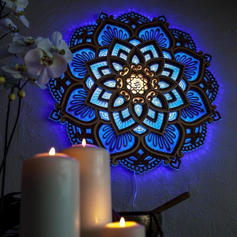 Mandala Yoga Room Night Light LED[BUY 2 FREE SHIPPING]