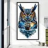 Owl Silhouette-11CT Stamped Cross Stitch 40*70cm/15.75*27.56in (Big Size) tapestrymarket