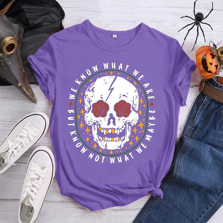 Skeleton Rose Halloween T-Shirt-07347