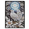 (US Local)Bird Special Shaped Diamond Painting Journal Notebook for Adults Students