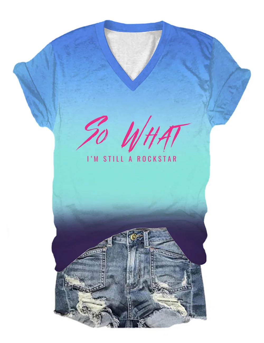PINK P!Nk V-Neck T-Shirt