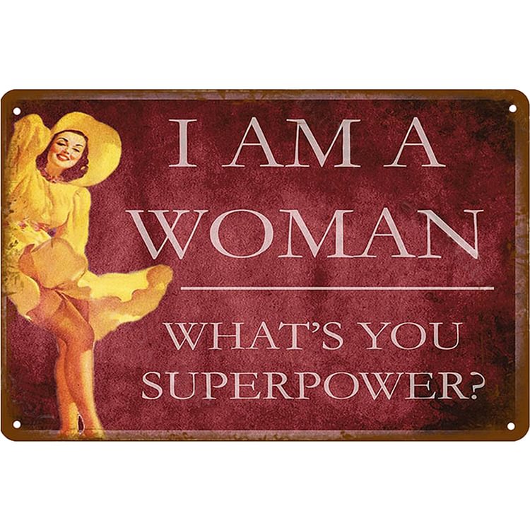 Woman - Vintage Tin Signs/Wooden Signs 8*12Inch/12*16Inch