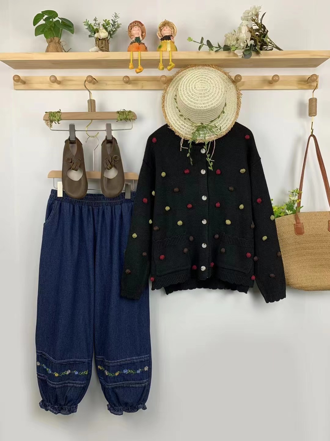 Chicfifth Sweater Women Winter Long Sleeve High Quality Autumn Vintage Top Knitted Cardigan