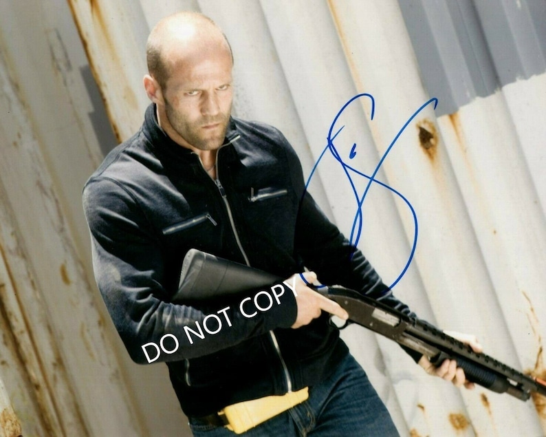 JASON STATHAM EXPENDABLES 8 x10 20x25 cm Autographed Hand Signed Photo Poster painting