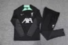 2023/2024 Liverpool Half-Pull Training Suit Black Jersey 1:1 Thai Quality Set
