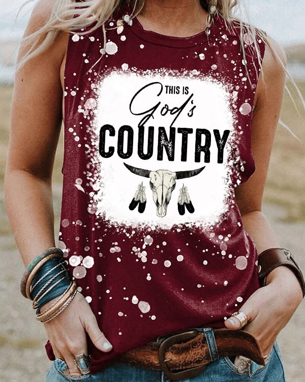 This Is God's Country Tank Top