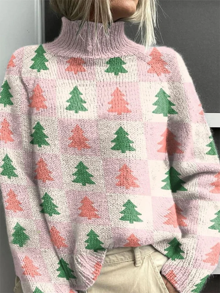 Women's Merry Christmas Casual Knitted Sweater