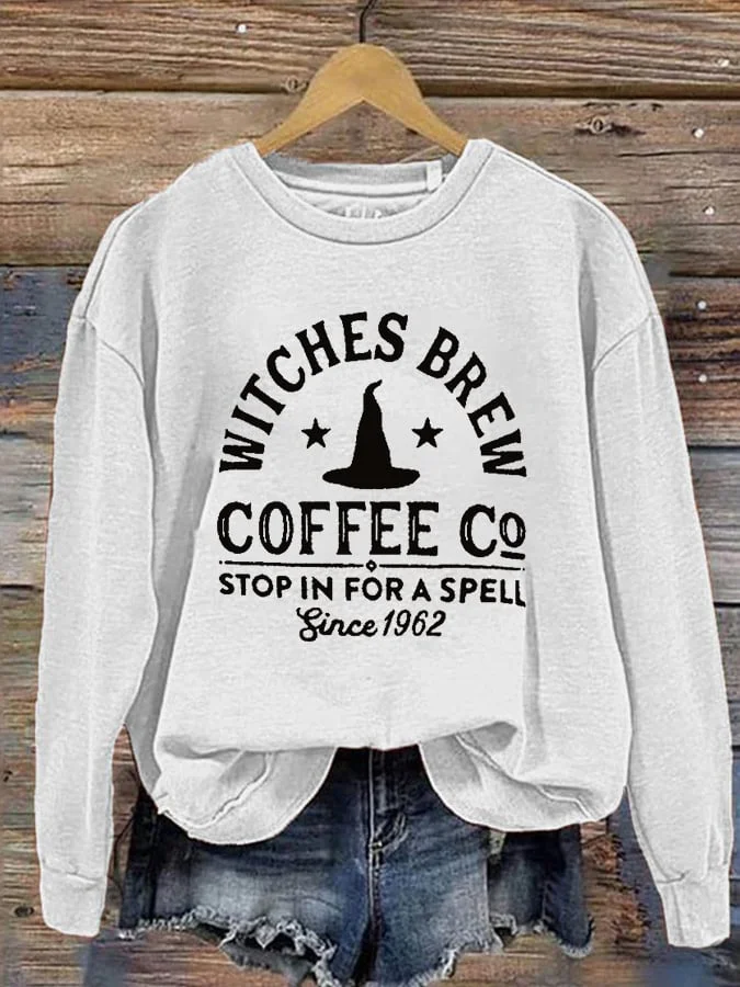 Women's Casual Print Long Sleeve Sweatshirt