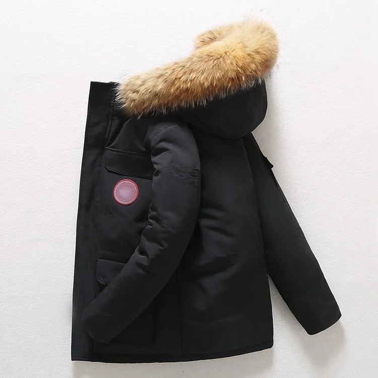 Men's Down Jacket Short Outdoor Thick Warm Coat Winter Jacket
