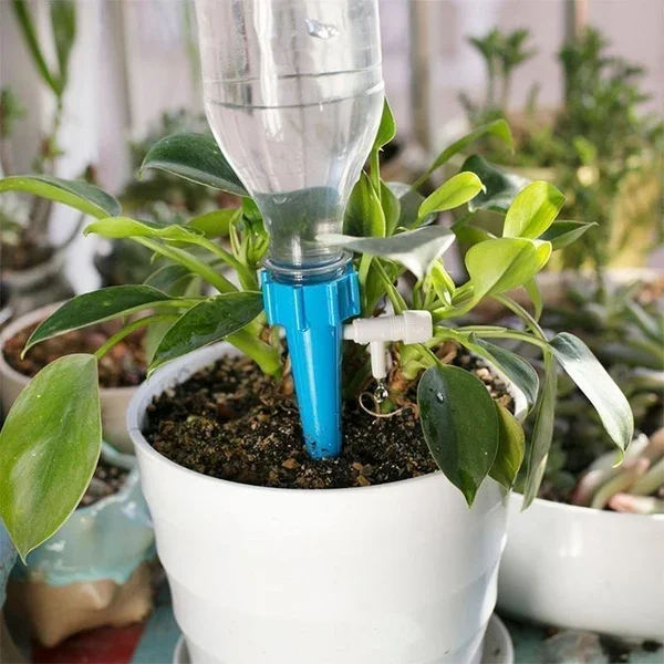 (🪴Blowout Sale - 49% Off) Watering System For Potted Plants🌱Good gardening helper!