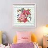 Flower - 9CT Partial Beaded Cross Stitch Kit(36x36cm)