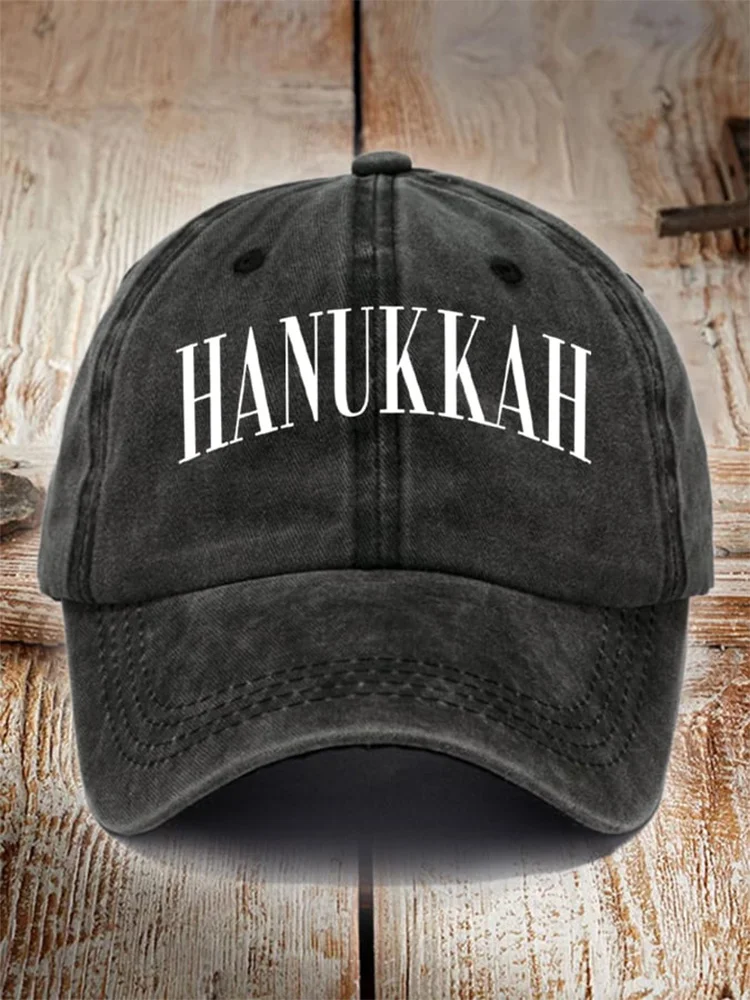 Unisex Hanukkah Print Hat
