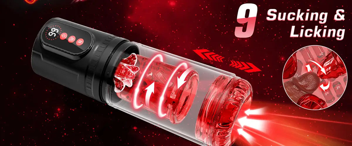 XP Telescopic Stroker Deep Motion textured sleeve