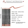 14 Color Nude Matte Lipstick Pencil Long-lasting Waterproof Lip Pencil High Pigmented Lip Liner Lip Makeup Tool