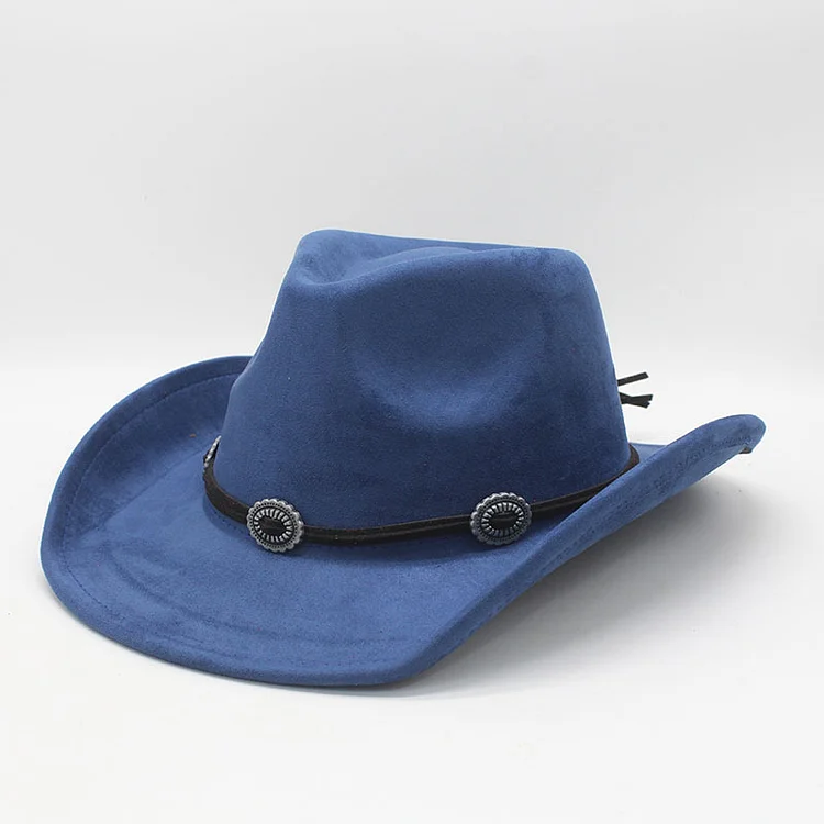 Wild West Wonder Black Conch Cowboy Hat