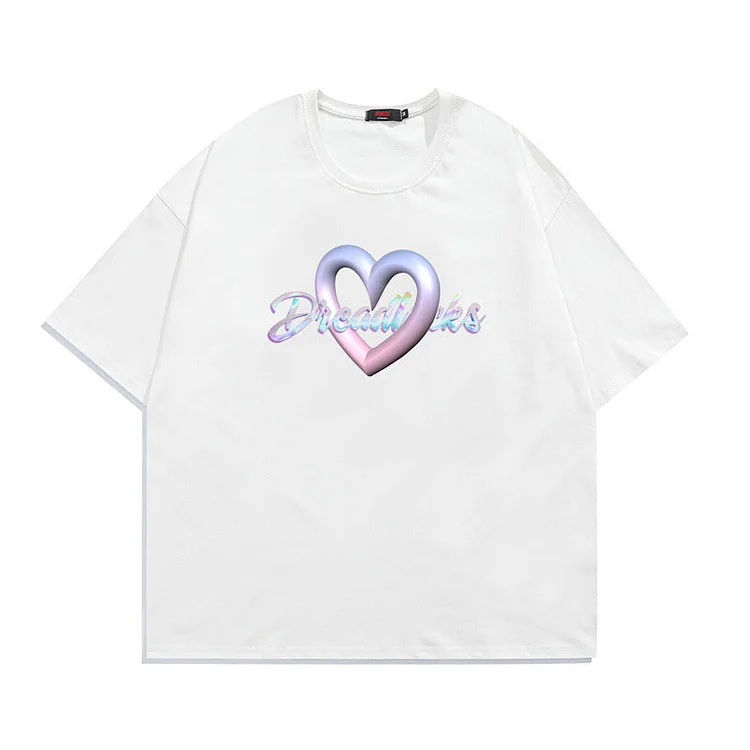 2022 Summer Man Outfits  Printing Short Sleeve