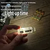 Hand-cranked self-generating lamp, mini toy, decompression EDC hand-crank lamp pendant, portable dormitory lighting, outdoor survival lamp