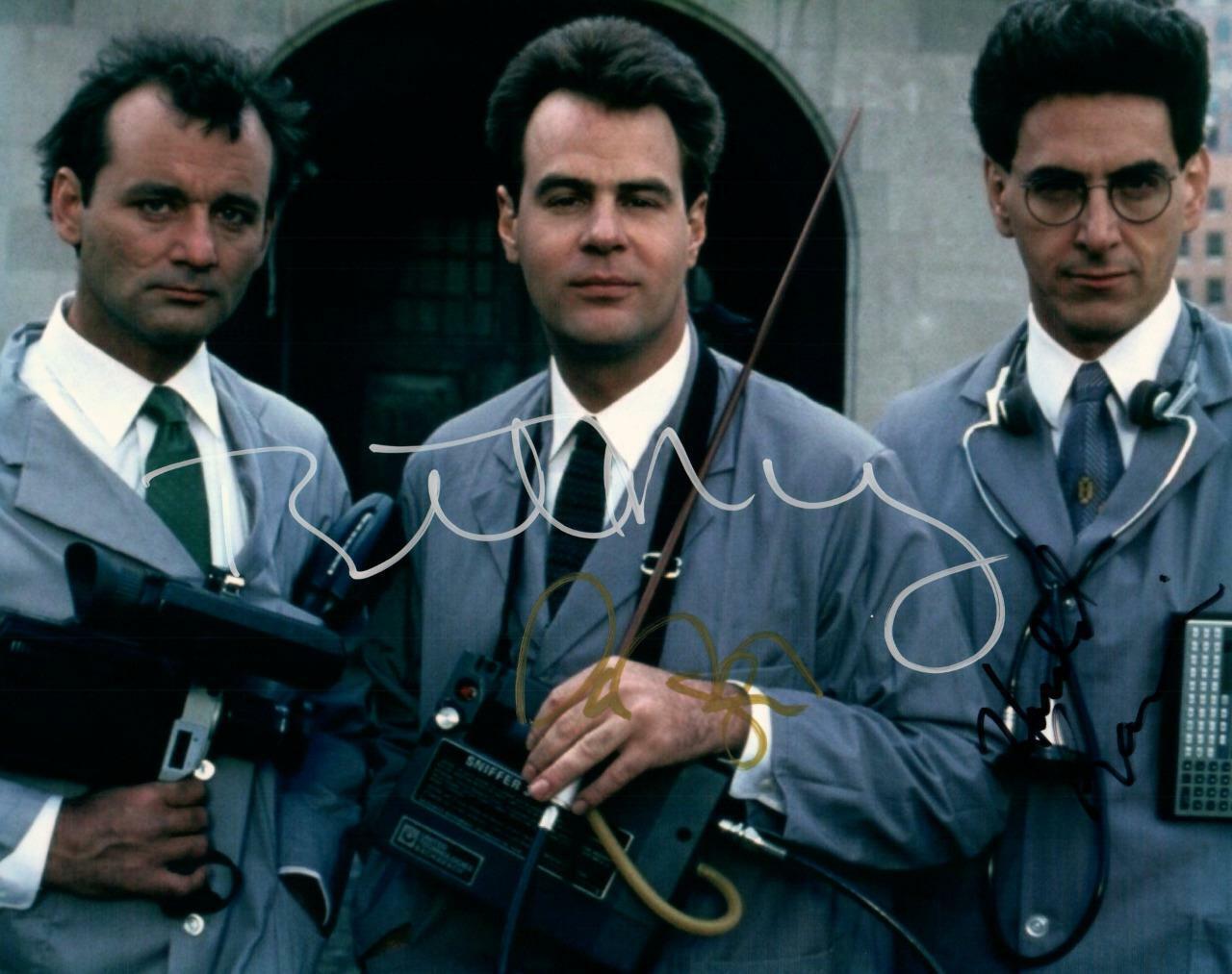 Dan Aykroyd Bill Murray Harold Ramis signed 8x10 Photo Poster painting Picture autographed Pic