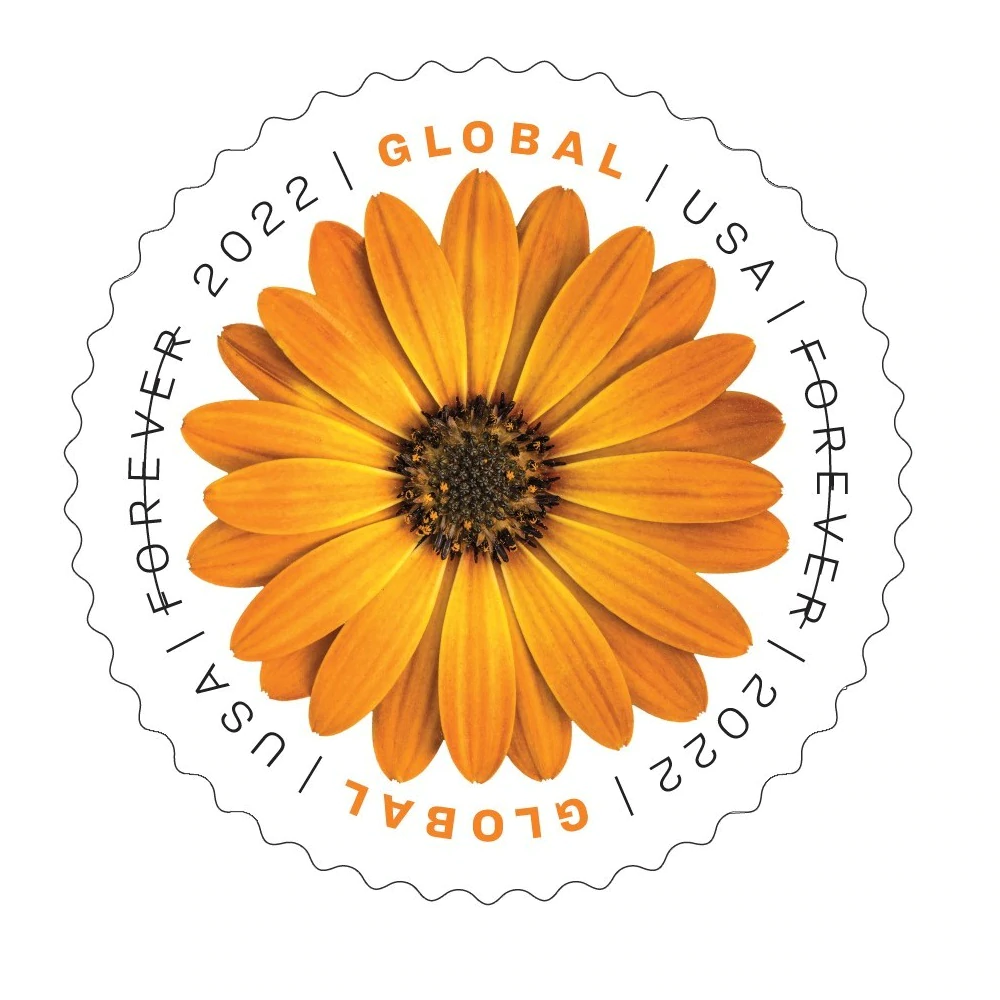 global-african-daisy-2022-self-stick-adhesive-stamps-us-postal-service