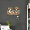 Süße Hunde aus Holz - 5d DIY Basteln Wandhaken