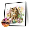 Diamond Painting-DIY Crystal Rhinestone Cat in The Nest