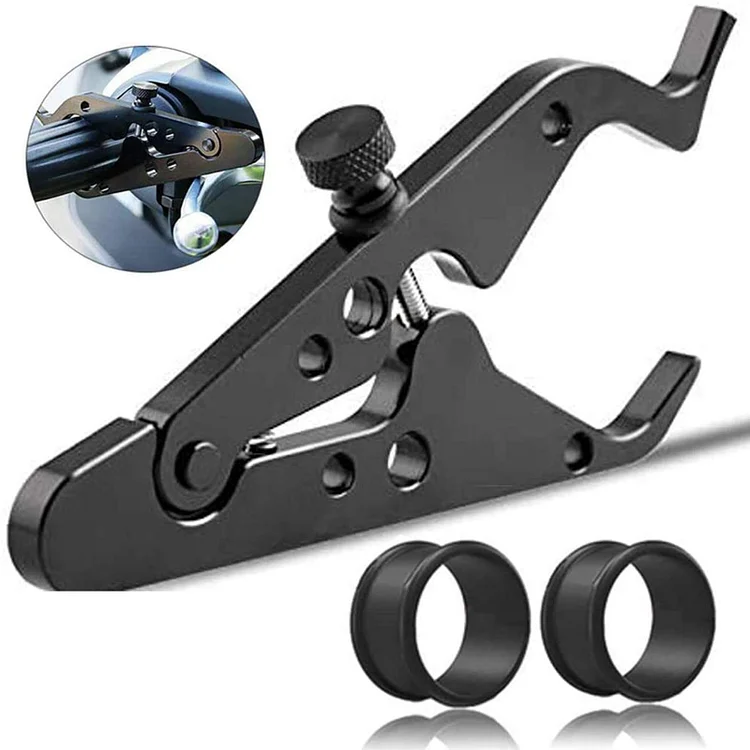 🔥LAST DAY 49% OFF🔥Universal Motorcycle CNC Aluminum Cruise Control Throttle Clips Auxiliary Handlebar Retainer Throttle Clips
