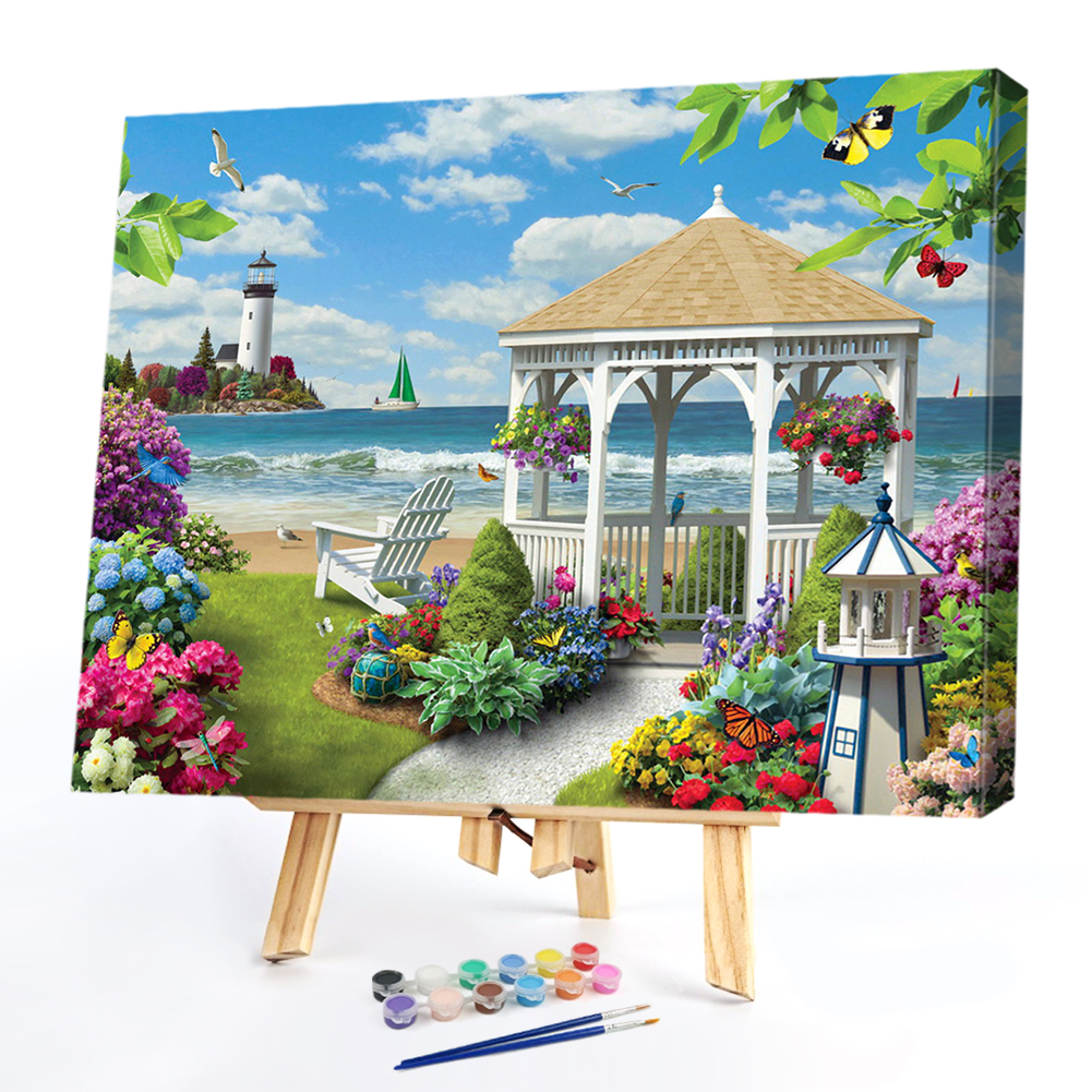 

40*30CM Paint By Numbers-Pavilion, 501 Original