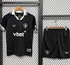 25/26 Kids Botafogo Away Black Jersey With Sponsor