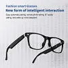 Smart Glasses AI Voice Assistant BT Audio Glasses with Open Ear Speaker Hands-Free Calls & Built-in Microphone for Men & Woman
