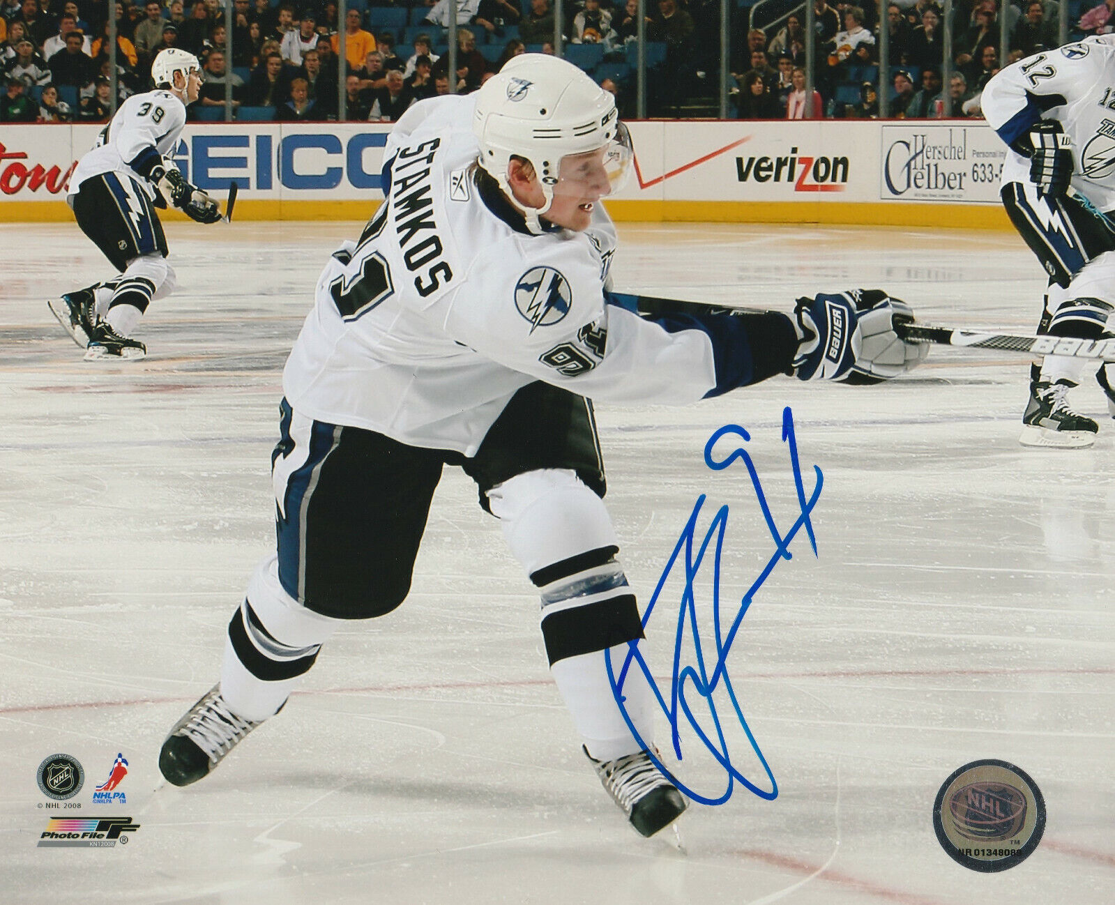 STEVEN STAMKOS SIGNED TAMPA BAY LIGHTNING 8x10 Photo Poster painting #5 Autograph