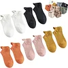 Joyful Walks Socks, JoyfulWalks, Joyful Crew Socks, Kawaii Embroidered Cute and Fun Soft Cotton Womens Socks Low Cut Ankle