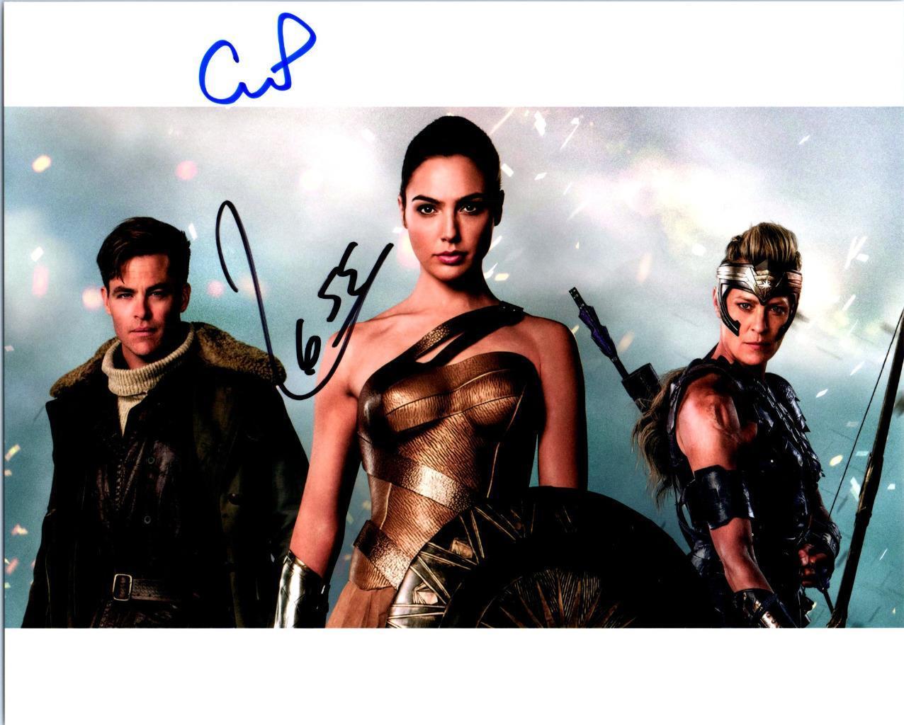 Chris Pine Gal Gadot 8x10 autographed Photo Poster painting signed Picture amazing and COA