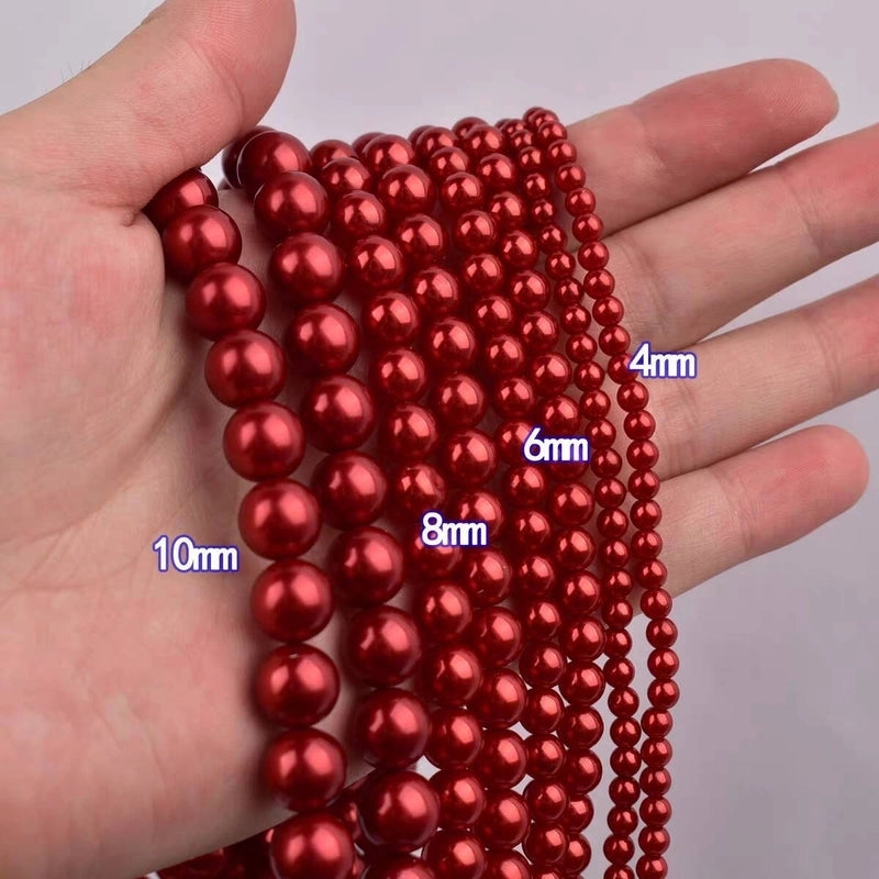 1 Piece Minimalist Round Freshwater Pearl Jewelry Accessories