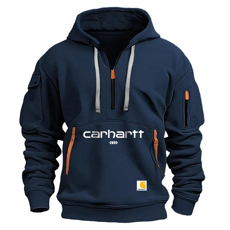 🔥2025 Men's Zipper And Multi Pocket Casual Sport Sweatshirt