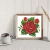 Rose - 9CT Partial Beaded Cross Stitch Kit(27x24cm)