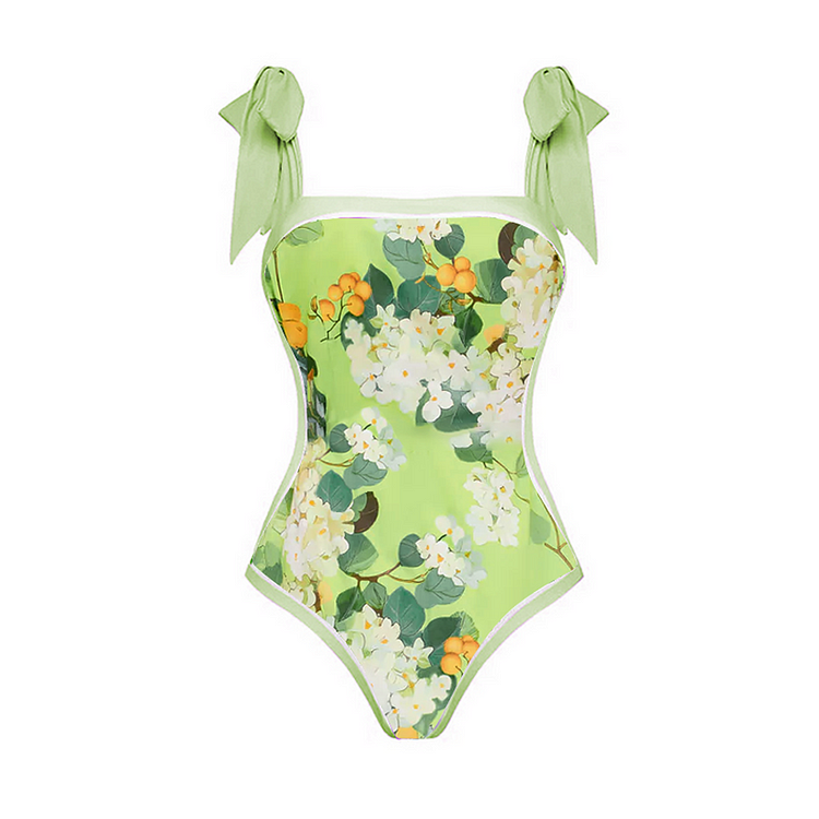Reversible One Piece Swimsuit and Skirt