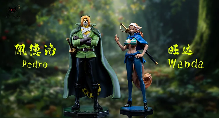 Black Studio - One Piece Mink Family Series #1 Pedro & Wanda Statue(GK)