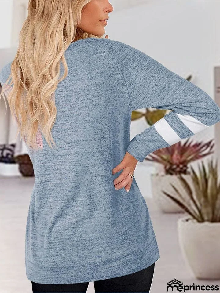 V-Neck Raglan Sleeve T-Shirt