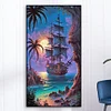Diamond Painting -Full Round Drill Sailboat(70*40 CM)
