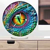Dragon Eye Acrylic DIY Diamond Painting Clock Kit 5D Diamond Art Clock