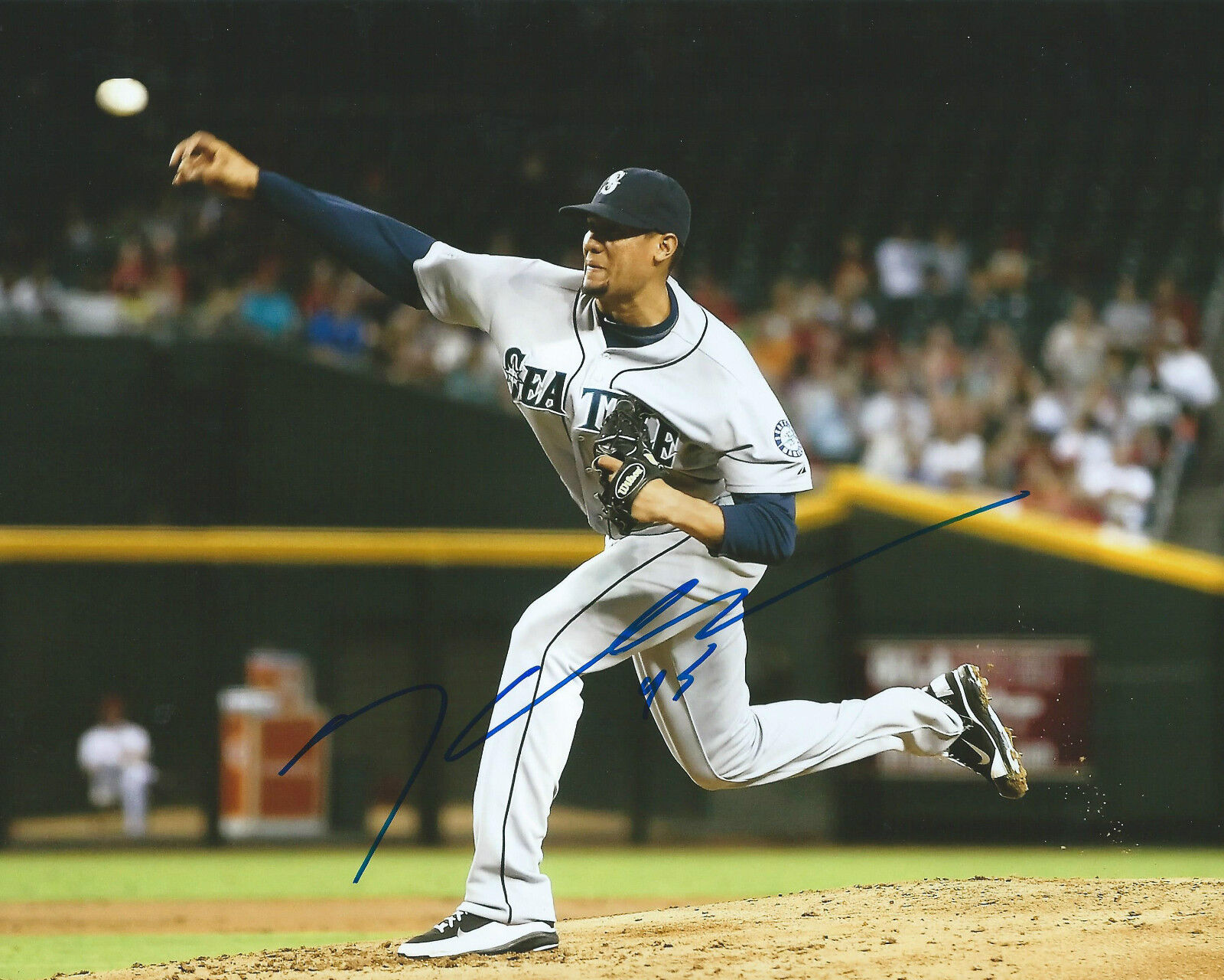 **GFA Seattle Mariners *HECTOR NOESI* Signed 8x10 Photo Poster painting H3 COA**