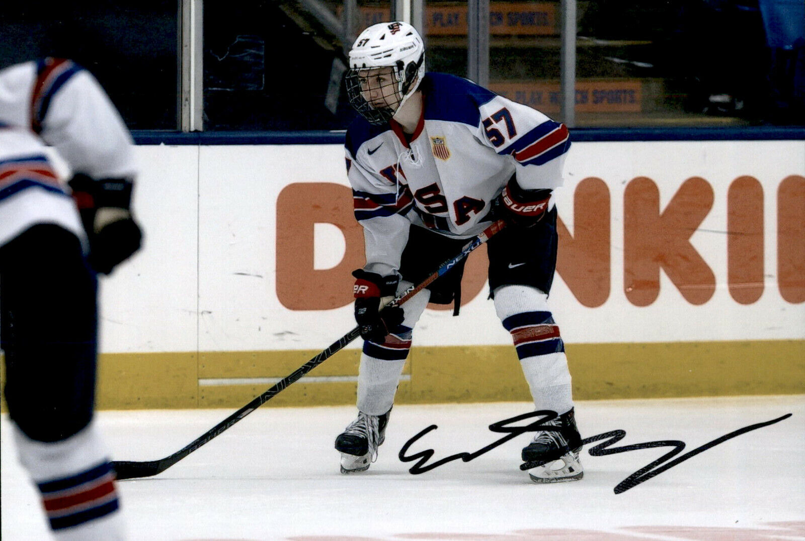 Ethan Straky SIGNED autographed 4x6 Photo Poster painting TEAM USA / NHL DRAFT 2022