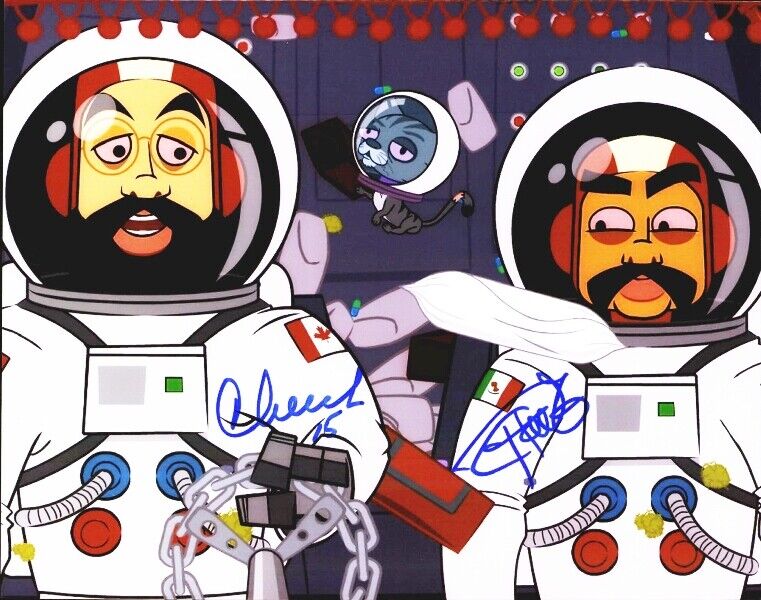 Cheech & Chong authentic signed celebrity 8x10 Photo Poster painting W/Cert Autographed 51816g1