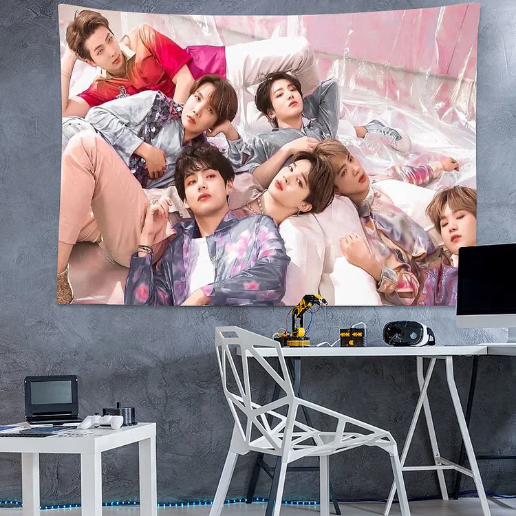 BTS Bedroom Living Room Home Decor Tapestry