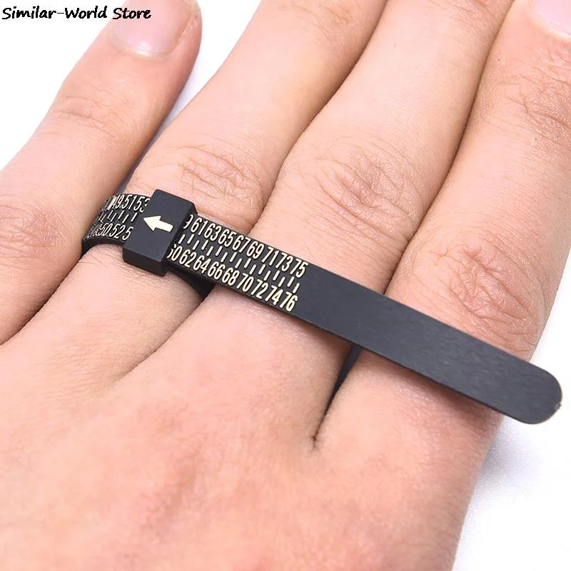Measuring Finger Standard Ring Sizer US/Europe/UK Tape Ruler Jewelry Accessory Finger Size Measure Gauge Tool