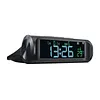 Solar/USB Car Dashboard Clock with Time/Date/Temperature Display Vehicle Electronic Clock for Car Truck Office Home and Outdoor Camping