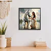 Diamond Painting-DIY Full Round Drill Girl And Horse