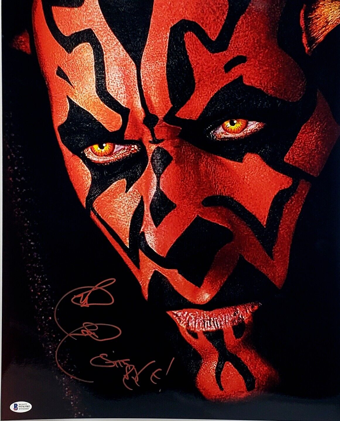 RAY PARK Signed Auto STAR WARS DARTH MAUL