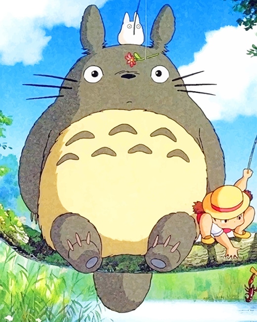 

Totoro And Mei Kusaka – Paint By Numbers - 40*50CM, 501 Original