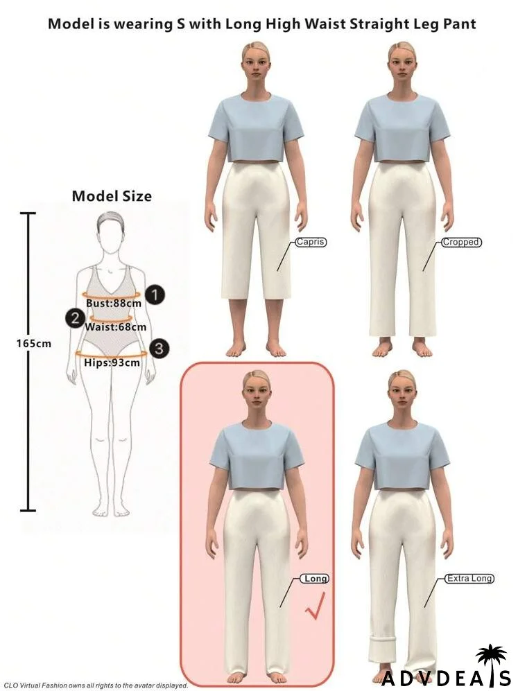 High Waisted Straight Leg Jeans